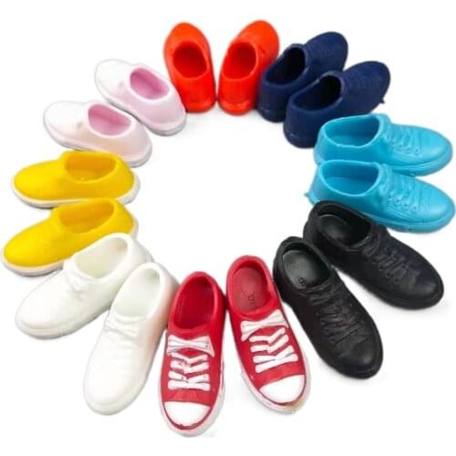 1/6 Fashion Doll Sneakers For Barbie Doll Shoes Casual Wear for Blythe Dolls Accessories Kids Playhouse Toys Best Gift for Girls