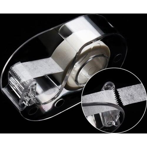 1 Pcs Plastic Eyelash Tape Cutter Dispenser Adhesive Tape Holder Under Eyelash Pad Cutter for Eyelashes Extension Makeup Tools