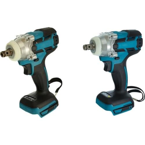 18V 520Nm Brushless Cordless Impact Wrench Rechargeable 1/2 Inch Wrench Power Tools for Makita 18V Battery