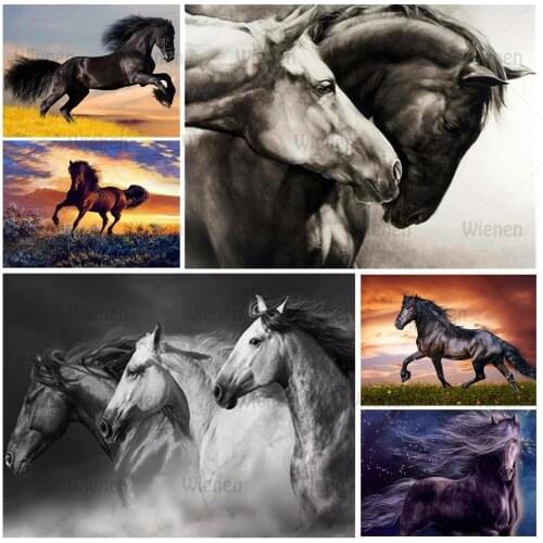 Diamond Painting Horse Picture 5D DIY Animals Full Square And Round Drill Diamond Embroidery Cross Stitch Gift Diamond Painting