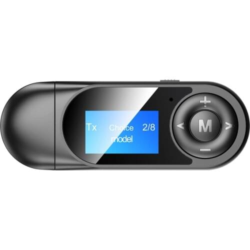T13 Bluetooth 5.0 Audio Receiver USB Adapter 3.5MM AUX Music Stereo Wireless Transmitter for Car Automobile Electric Accessories