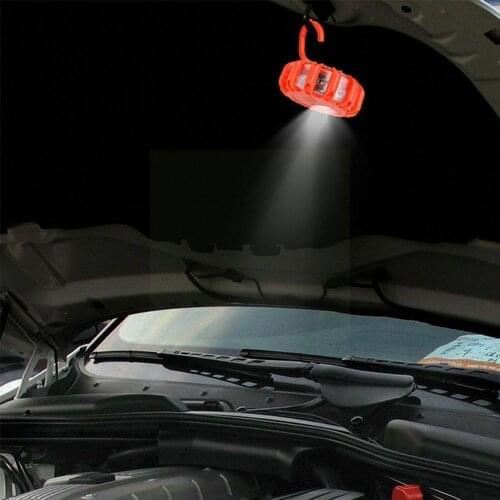 Car Magnetic Emergency Roadside Safety Light Waterproof Flare Night Flare LED Lights Flashing Safety LED Road Flashlight Wa J3F5