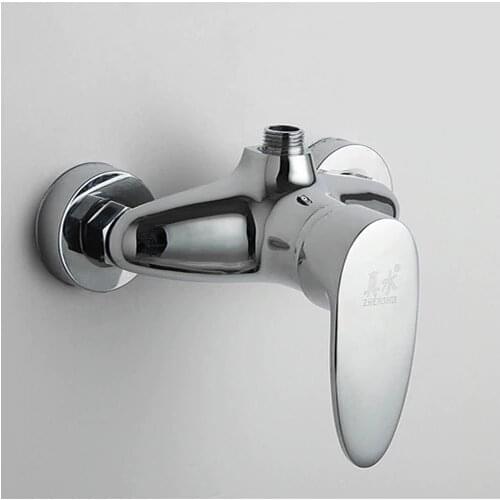 Free shipping Hot sale wall mounted single handle bathroom shower mixer tap but dual hole brass shower faucet
