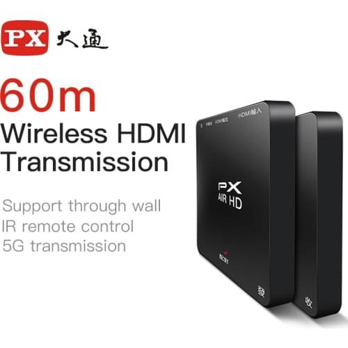 PX 196ft Chromecast audio wireless transmitter & receiver HDMI extender airplay dongle for camera/PC to TV/Projector broadcast