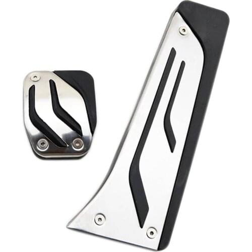 No Drill Gas Fuel Brake Pad Foot Pedal Cover Fit For BMW M2 M3 M4 M5 M6 F87 F80 F82 F83 F10 F12 SMG DCT Accessories