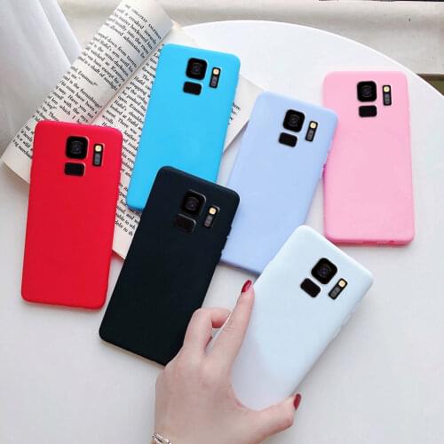 For Samsung S9 Plus Case Silicone Soft Protective Back Phone Cover Case For Samsung Galaxy S9 S9Plus SamsungS9 S 9 Plus S9+ Case