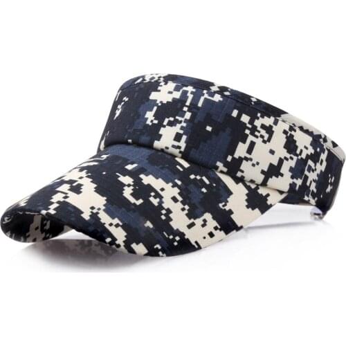 Desert Printed Digital Camo Visors Sun Hats for Men Sports Bike Hiking Camping Army Green Adjustable Size