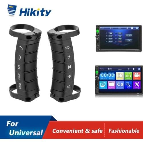 Hikity Car Steering Wheel Control DVD 2din android Bluetooth Button Universal wireless steering wheel remote control suit 7010B