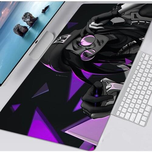 Valorant Mousepad Gaming Accessories Non-slip Mouse Pad Gamer XXL 90X30 Mausepad Keyboard Mat Tapis De Souris Alfombrilla Raton