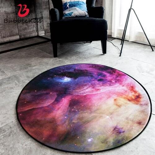 Bubble Kiss Round Carpet Nordic Style Cosmic Starry Rug Living Room Decoration Teenager Rugs Modern Home Bedroom Decor Area Rug