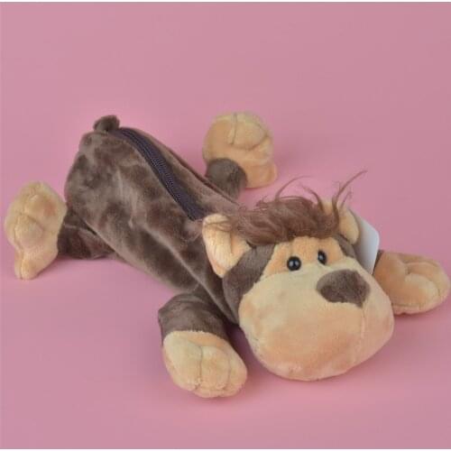 Forest Monkey Stuffed Plush Toy Pencil Case, Kids Child Coin Bag Gift Free Shipping