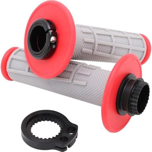 Motorcycle left Right Handlebar Handle Bar Lock-on Grip Set For Honda CRF250R CRF250X 2004-2017 CRF450R 2002-2016 CRF450X 05-17