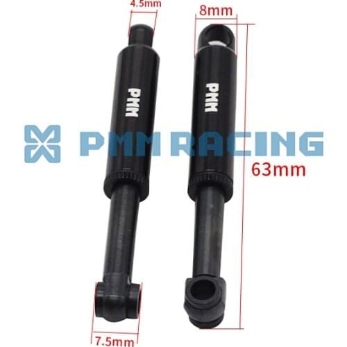 Metal Aluminum Spare shock absorber fit for Tamiya 1/14 Tractor Truck 2pcs 63mm