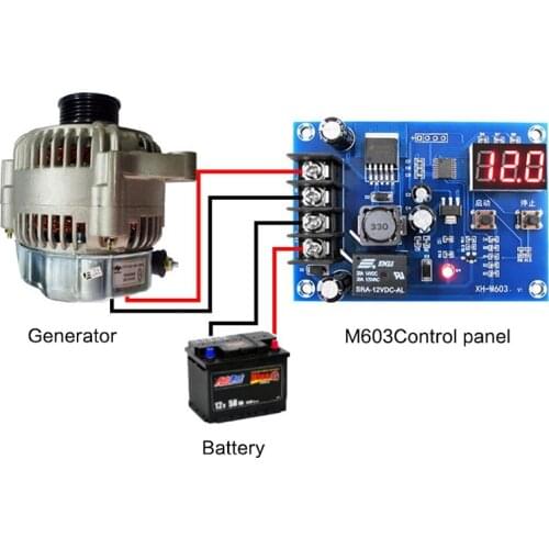 12-24V XH-M603 Charging Control Module Storage Lithium Battery Charger Control Switch Protection Board With LED Display