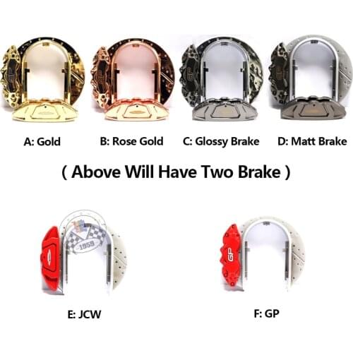 Brand New Glossy/ Mate JCW GP Style Plastic Material Key Fob For mini cooper F55 F56 F57 F54 F60 (1 PCS/SET)