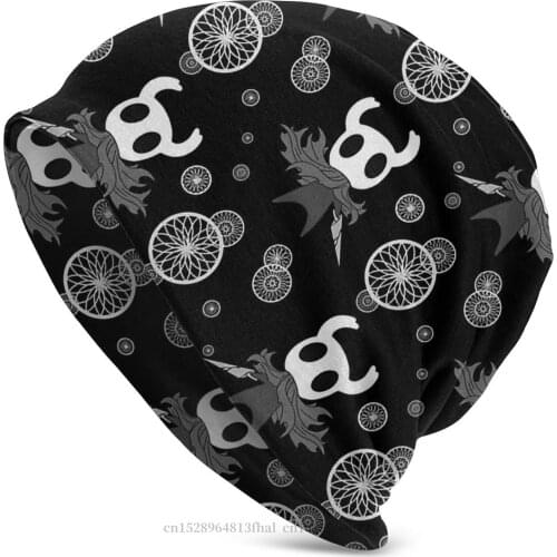 Hollow Knight Hera 2D Action Adventure Game Skullies Beanies Caps Pattern Knitting Hat Winter Warm Bonnet Hats