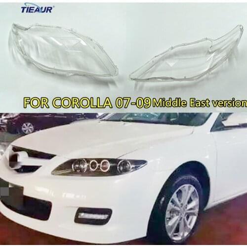 For COROLLA 2007-2009 Middle East version Transparent Headlamp Lens Cover Replacement