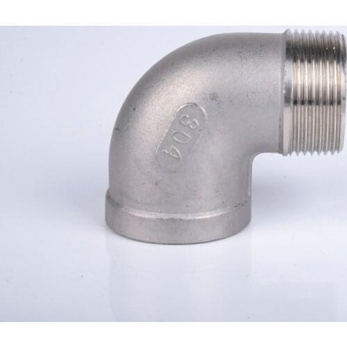 316 Stainless Steel 90 Degree Street Elbow, Female x Male BSPT Thread, 1/4" 3/8" 1/2" 3/4" 1" 1-1/4" 1-1/2" 2"-Pipe Fittings