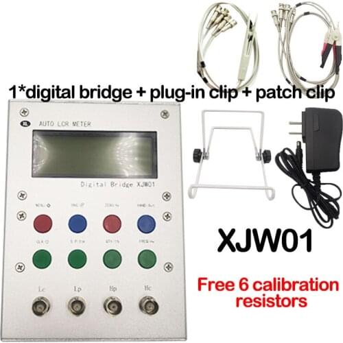 XJW01 Digital Bridge LCR Bridge Tester Resistance, Inductance and Capacitance ESR Test 0.3% Finished Product DIY Parts Kit