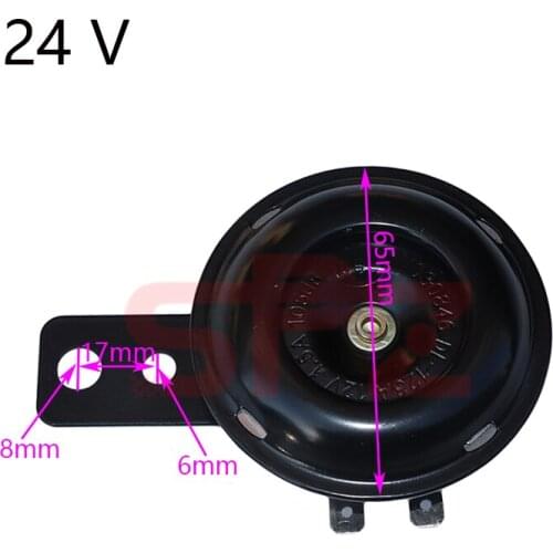 24v universal motorcycle electric horn kit waterproof round horn horn suitable for scooter moped off-road vehicle ATV