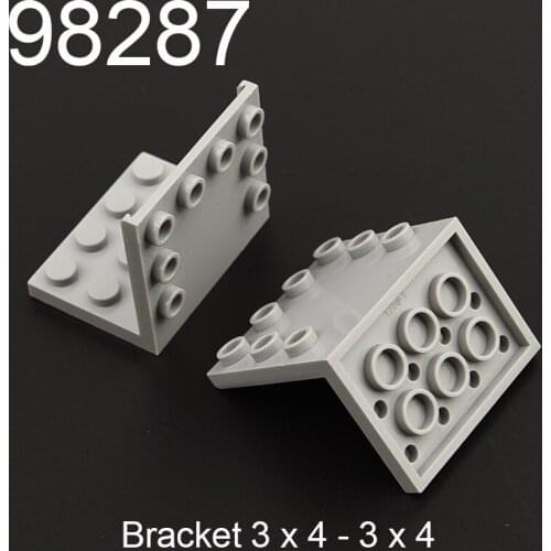 10PCS 98287 Bracket 3 x 4 - 3 x 4 Building block accessories parts MOC DIY Education Build Toys Brick