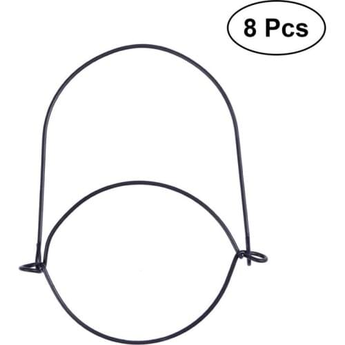 8pcs Mason Jar Hooks Stainless Steel Bearable Decorative Sturdy Wire Handles for Canning Jars Garden Home Ball Mason