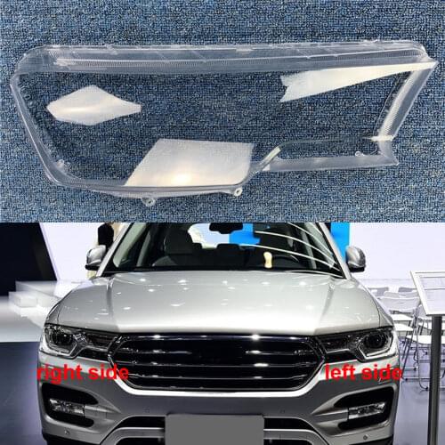 For Great Wall H7 2015 2016 2017 Front Headlights Headlamps Cover Shell Headlight Transparent Glass Cover