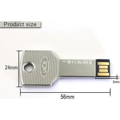 Real Capacity Usb Flash Drive 64gb Key Pendrive 128gb 32gb Usb Stick 16gb 8gb 4gb Metal Waterproof Lacie Pen Drive 256GB U Disk