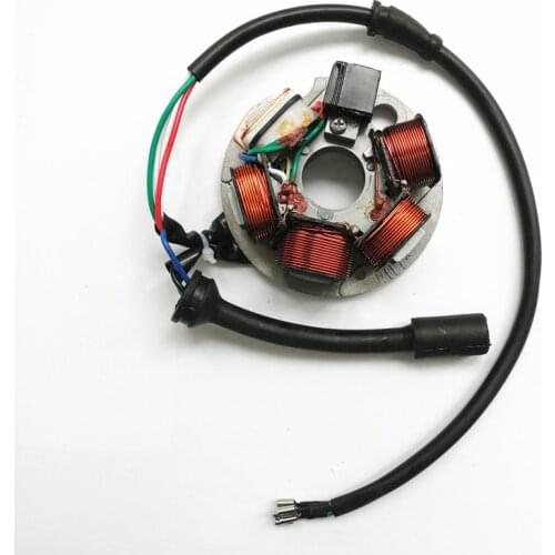 Motorcycle Generator Stator Engine Coil For PIAGGIO VESPA Plate 3 Wires Ape 50 P 1985 - 1989 V50 PK XL 199495 AUS