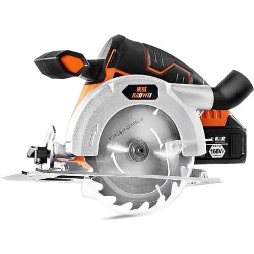 Lithium electric circular saw 160MM large saw blade electric circular saw power tool woodworking chainsaw 4200mAh