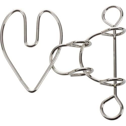 Heartbreak Wire Brain Teaser Metal Puzzle