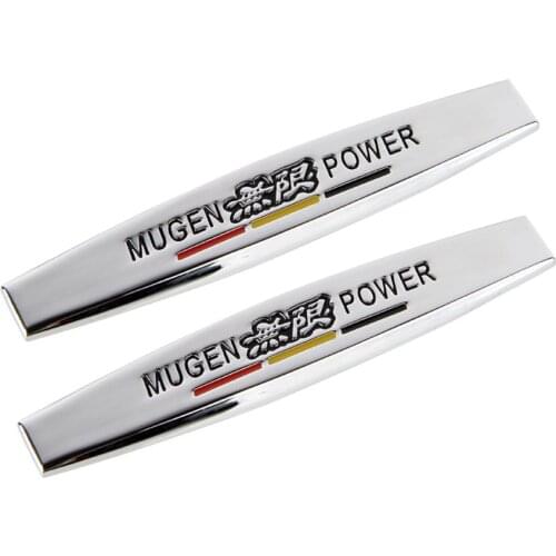 Car Sticker Badge Accessories Mugen Logo Emblem Decal Metal For Honda Crosstour Pilot H-RV City Jade Odyssey Jazz CRZ Elysion