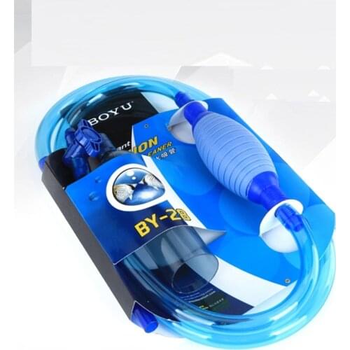 Aquarium Gravel Cleaner Siphon Syphon Cleaning Tools Semi-automatic Filter Aquarium Vacuum Cleaner Sand Washer Water Changer