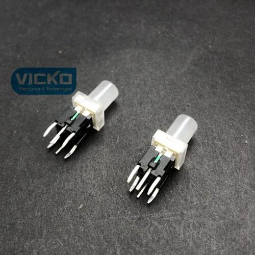 PB6149L 6*6*18 PB6149L-6 PB6149L-1 6*6*18mm square with LED light button fretting touch switch green red blue yellow white