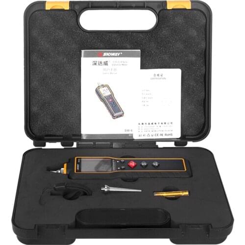 Portable Vibrometer Dual Hand-held Probe Pen Motor Vibration Detector Shock Pen SW-65A