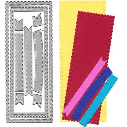 Frame Metal Cutting Dies Scrapbooking Embossing Folder for Card Making Craft Stencil Hobby Punching Stencil Die Cuts