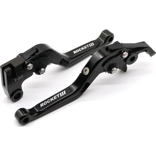 CNC Brake Clutch Lever For Triumph ROCKET III 2004-2007 CLASSIC 2007-2010 ROADSTER 2010-2013 Foldable Extendable Adjustable