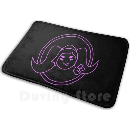 Entrapta Logo Purple / Pink Mat Rug Carpet Anti-Slip Floor Mats Bedroom Shera She Ra Entrapta Spop