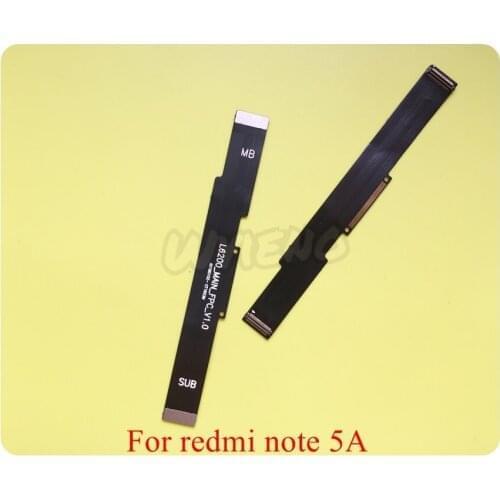 Wyieno Motherboard Ribbon For Redmi Note 5A Mainboard LCD Connector Main Interboard Flex Cable + Tracking