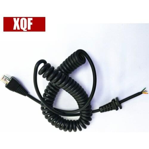 XQF DIY 6 Pin MH-67A8J Hand microphone line for YAESU VX2108 VX2208 VX2508 New Black