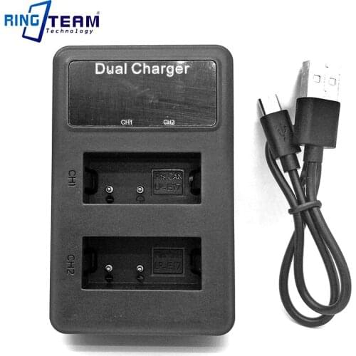 Dual USB LCD Charger for LP-E17 Fits Canon Digital Cameras EOS Rebel T6i 750D T6s 760D M3 M5 M6 T6s 8000D Kiss X8i 77D 200D