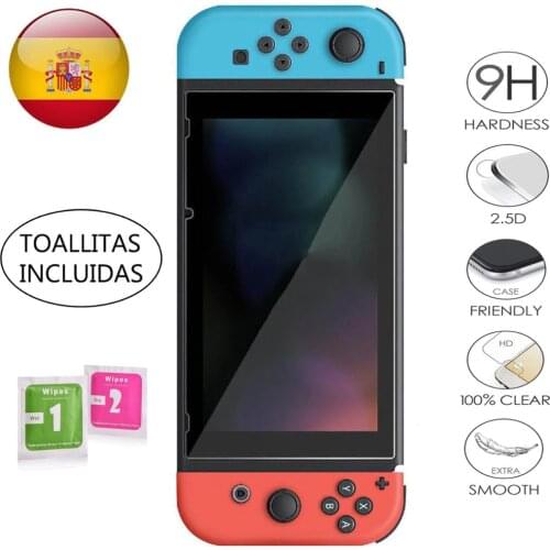 Protector de Pantalla para Nintendo Swtich Cristal Templado 9H 2.5D Glass Premium 0,3mm Nintendo Swtich