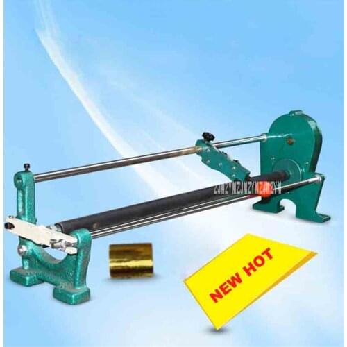 ZT-2 Manual Gold Foil Paper Cutting Machine 0-700mm Adjustable Aluminum Foil Gold Paper Cutting Machine Ribbon Slitting Hot Sale
