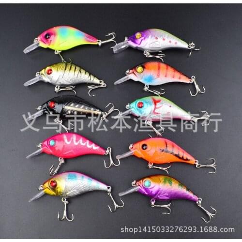 !00pcs/lot 2.95" 7.5cm Classic Road sub bait lures hard bait lures 0.36OZ 10.2g Bionic Bait lures rock dw-1046