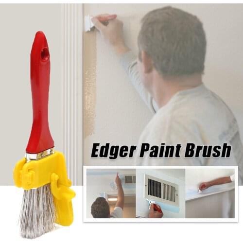 Clean-Cut Paint Edger Roller Brush Multifunctional Ceilings Paint Brush Safe Tool Portable Wall Painting Roller Brush Set