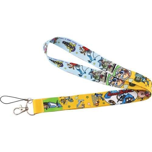 10pcs/lot J3064 Cartoon Multi-function Mobile Phone Straps Tags Neck Lanyards for keys ID Lanyard Badge Neck Straps webbing