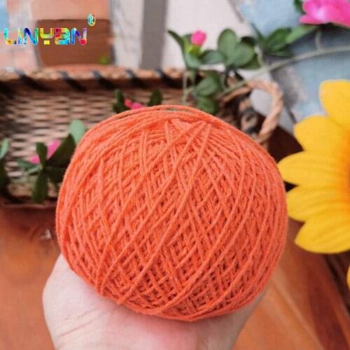 100g*2 pieces 1mm 100% Egyptian long-staple cotton Worsted Soft Natural Wool Baby crochet yarn for knitting needles hand t59