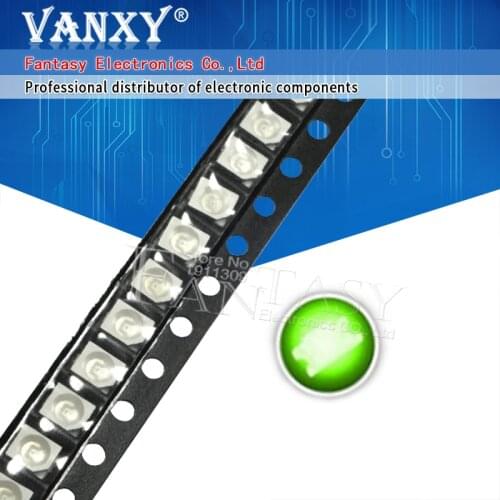100pcs Green 3528 1210 SMD LED diodes light