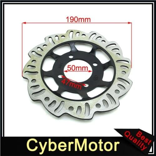 190mm Brake Caliper Disc Disk Rotor For Chinese Pit Dirt Motor Trail Bike Motorcycle Motocorss Motard