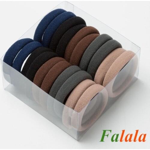 30/20/6pcs Elastic Hair band Women Kids Hair Ties Black Pink Blue Rubber Band Ponytail Holder Gum Scrunchies Hair Accessories